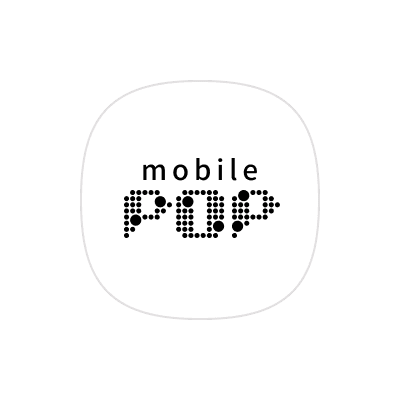모바일팝(Mobile Pop) 로고