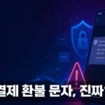 소액결제 환불 문자, 진짜일까? 피해보상 사칭 스미싱 구별법